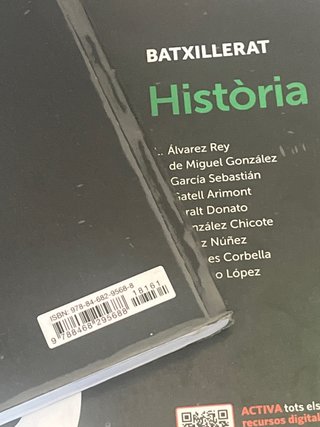 Història, 2 Batxillerat, Dual Quadern d'activitats