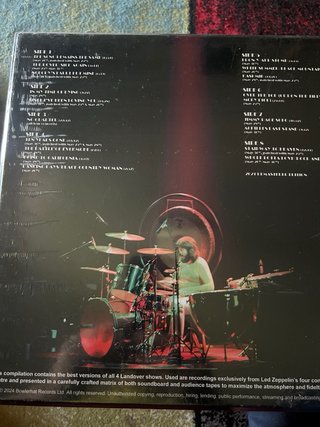 Led Zeppelin Box 4 Vinili Live Over The Top