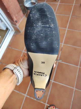 Zapatos de flamenco negros