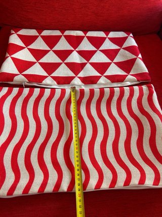 Funda Cojín Diseño Triángulos y Rayas