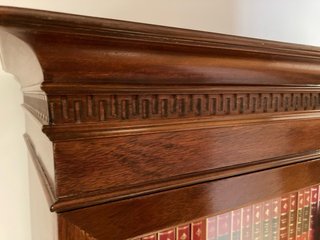 Vitrina Librería Madera y Cristal