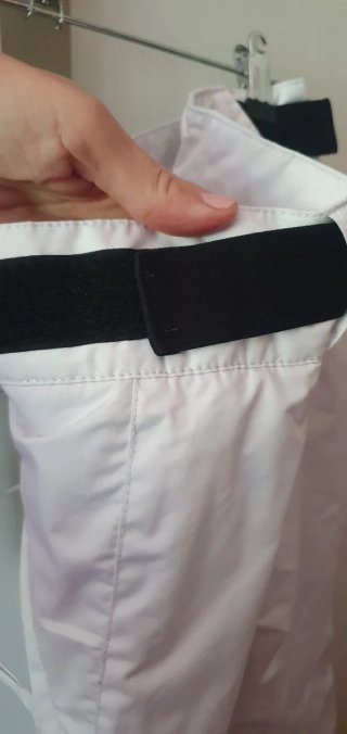 Pantalón de esquí blanco para niña