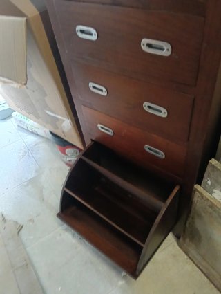 Mueble Cajonera Madera Marrón