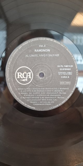 Lp Ramoncín Al Límite, Vivo y Salvaje Doble