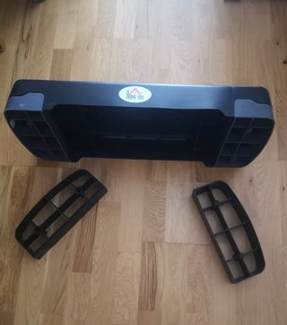 Step Fitness HOMCOM Plástico Negro