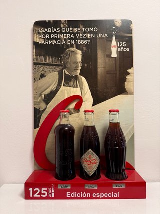 Espositore Coca-Cola 125° Anniversario