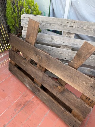 Sofá de Palets con Cojines