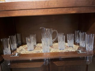 Juego Jarra y Vasos Cristal D'Arques