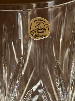 Juego Jarra y Vasos Cristal D'Arques
