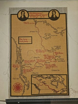 Lámina de tela Viajes de Alexander Mackenzie