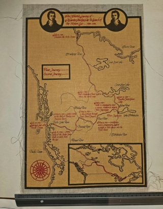 Lámina de tela Viajes de Alexander Mackenzie