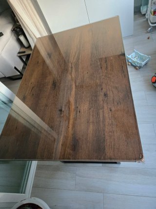 ¡¡Mesa comedor de madera con cristal!!