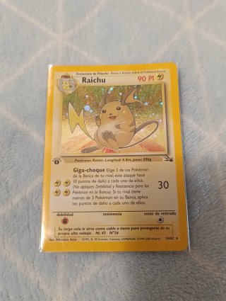 Raichu Holo 1ª Edición 14/62
