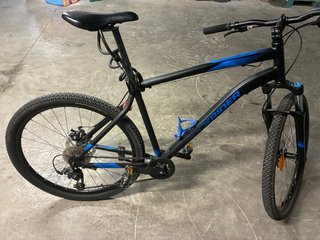 Bicicleta de Montaña Negra y Azul