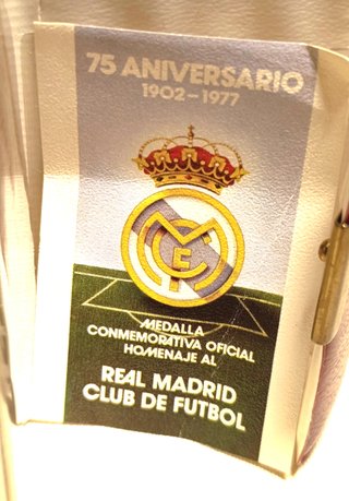 Moneda Conmemorativa Real Madrid 75 Aniversario