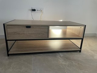 Mesa de centro madera y metal