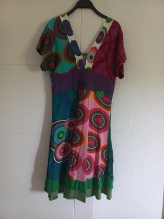 Vestido estampado multicolor