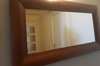 Espejo pared madera