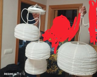 Lámpara colgante blanca las todas por ese precio
