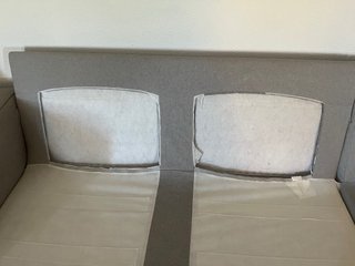 Sofá modular gris Ikea