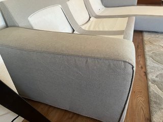 Sofá modular gris Ikea