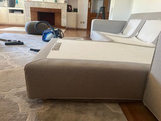 Sofá modular gris Ikea
