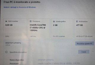 Notebook Asus K551L i7 8GB RAM 500GB SSD