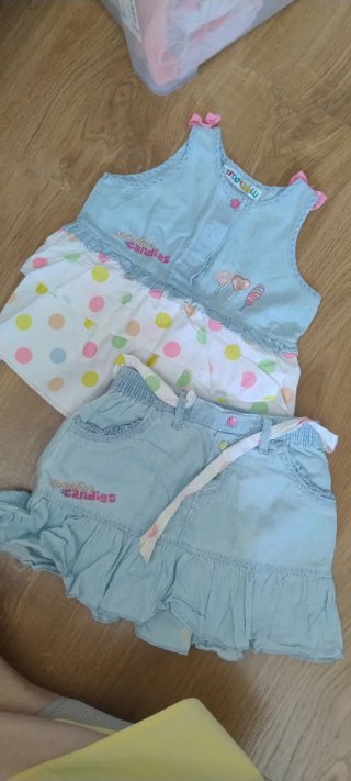 Lote 7 prendas niña 12m