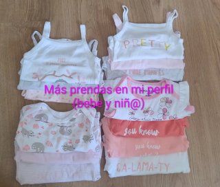 Lote 7 prendas niña 12m