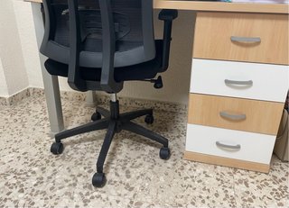 Conjunto dormitorio madera/blanco