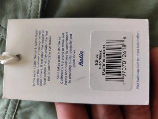 Bañador Katin Theo Trunk Talla 33 Oliva