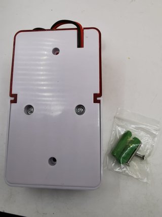 Sirena Alarma 12V con Luz LED Roja