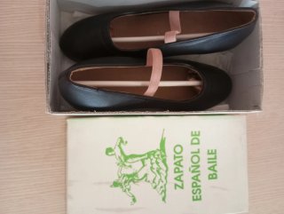 Zapatos Flamenca Profesionales Negros