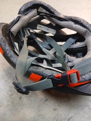 Casco Bici Scott Arancione/Grigio Taglia 50-56