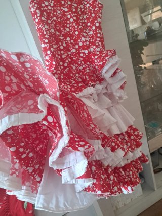 Vestido Sevillana niña 4-7 años