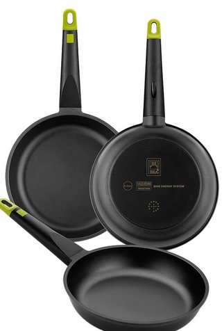 Set di 3 padelle in alluminio fuso Bra Foodie