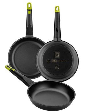 Set di 3 padelle in alluminio fuso Bra Foodie