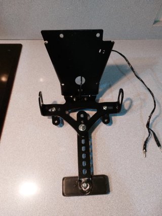 Portamatriculas Puig Yamaha FZ6 Negro