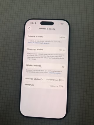 iPhone 17 Pro azul como nuevo solo 10 ciclo
