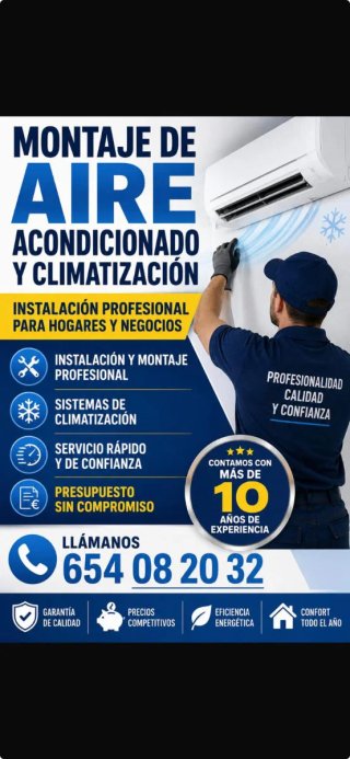 Montador Aire Acondicionado y Climatización