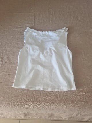 Camiseta Mango Blanca Talla XS