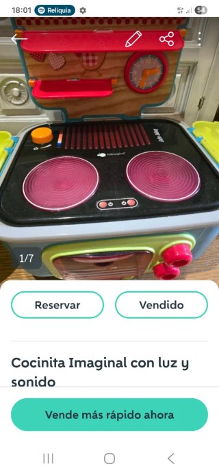 Cocinita Imaginal con luz y sonido