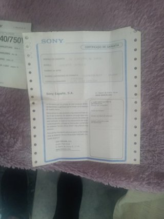 Mini grabadora Sony M-740 con caja