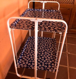 Mesa camarera plegable, terraza, jardín, cocina