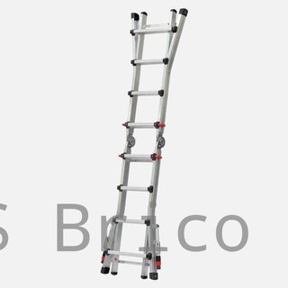 Escalera Telescópica Aluminio 6+6 Peldaños Teleflex