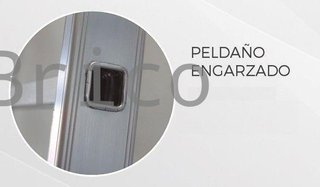 Escalera Aluminio 3x11 - 3+3+3 M - 66x25mm