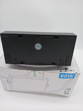 ledmo 60W LED Apliques Pared Exterior Interior 360° Rotación Negra Lámpara de Pared para Entrada Terraza Pasillo Focos LED Exter