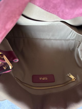 Borsa a spalla Furla in pelle rossa