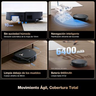 ECOVACS DEEBOT X8 Pro Omni Robot Aspirador y Frega