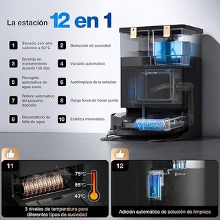 ECOVACS DEEBOT X8 Pro Omni Robot Aspirador y Frega